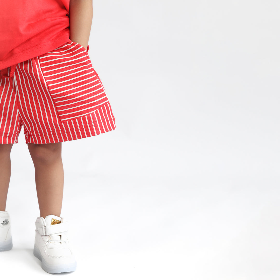 Stripey Strides shorts